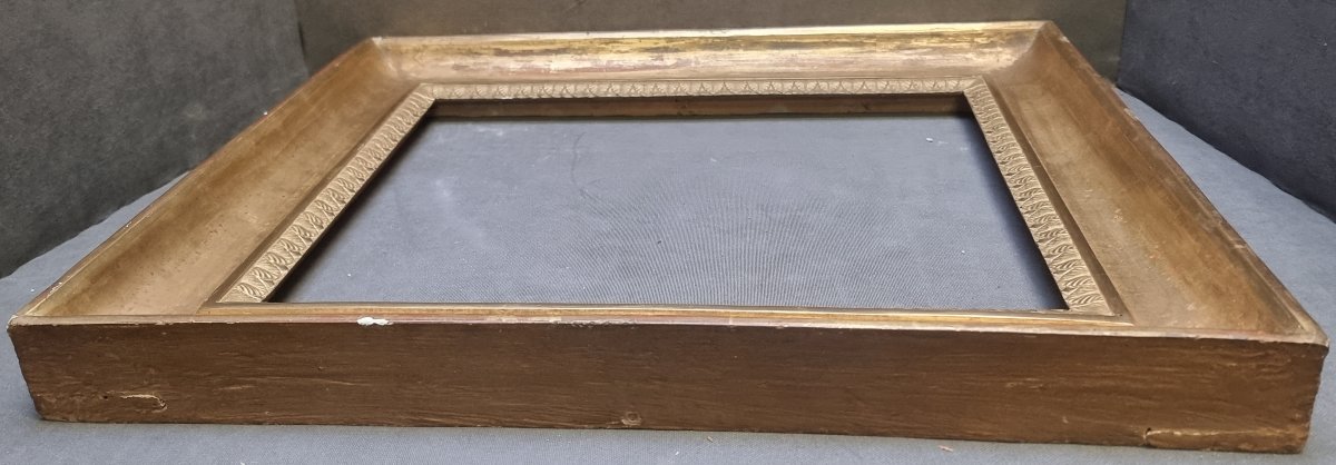 Neoclassical Gilded Wooden Frame - Italy, Early 19th Century-photo-2