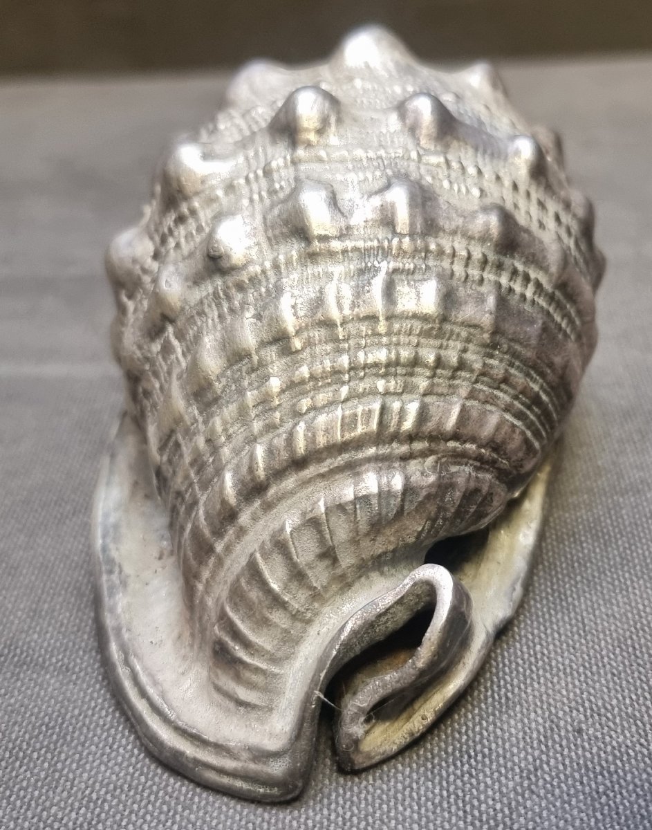 Coquillage recouvert d'argent - Federico Buccellati - Années 1960-photo-1