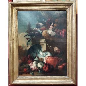 TABLEAU  Nature morte - Huile sur toile  - XVIIe siècle