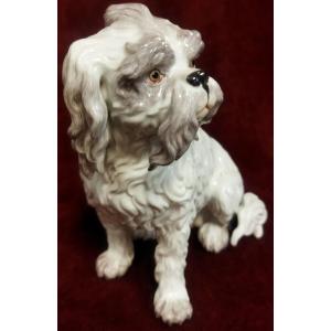Meissen Porcelain Dog  20th Century – 1980s
