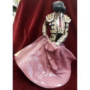 Lladro' Painted Porcelain Bullfighter - Spain, No. 221/250 - Malavia