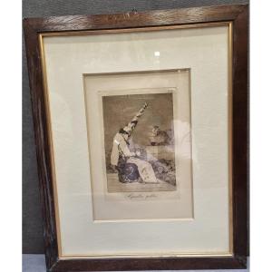 10 Framed Engravings - Capricci By Francisco Goya - 5th Edition, 1898