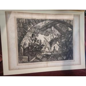Gravure - Prisons de Piranèse - Seconde édition, Première édition française - Début du XIXe s