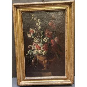 Nature morte - Huile sur toile - Début du XVIIIe siècle - cadre d'époque