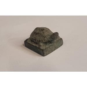 Ancient Chinese Bronze Seal - Turtle