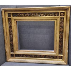 Gold-plated Neo-renaissance Frame - Rome, Second Half Of The 19th Century