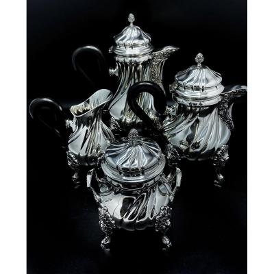 Tea And Coffee Service Sterling Silver 800/1000