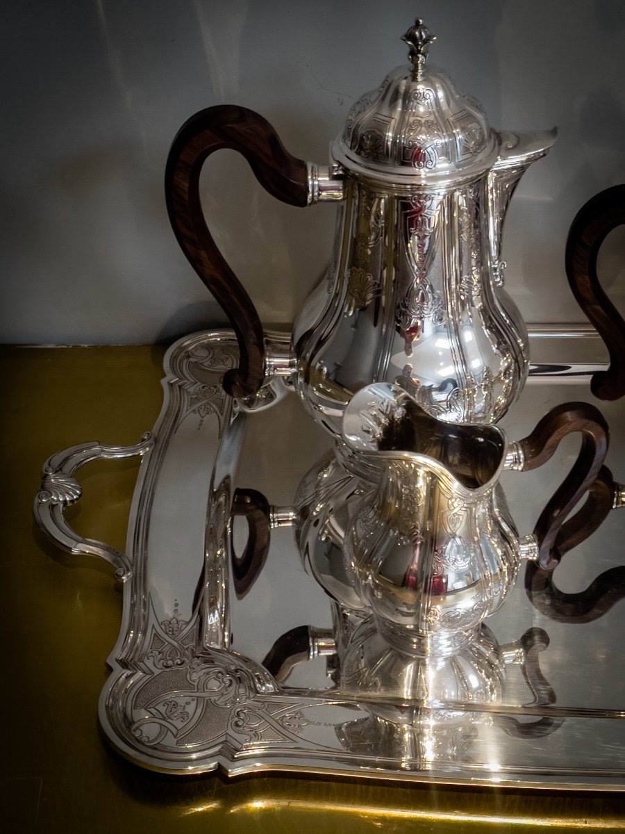 Wolfers Silver Plate Coffee And Tea Set 800/1000 -photo-2