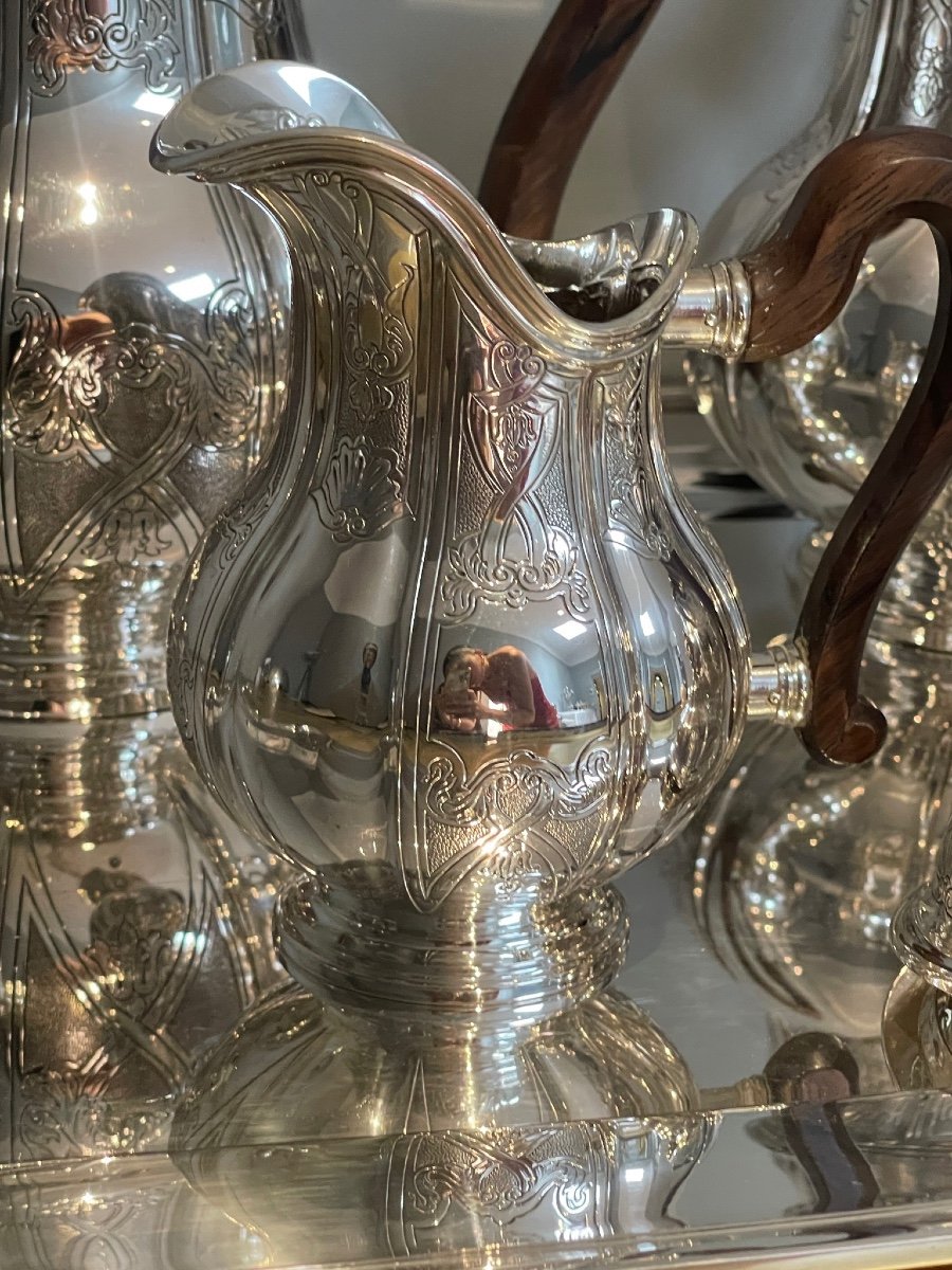Wolfers Silver Plate Coffee And Tea Set 800/1000 -photo-3