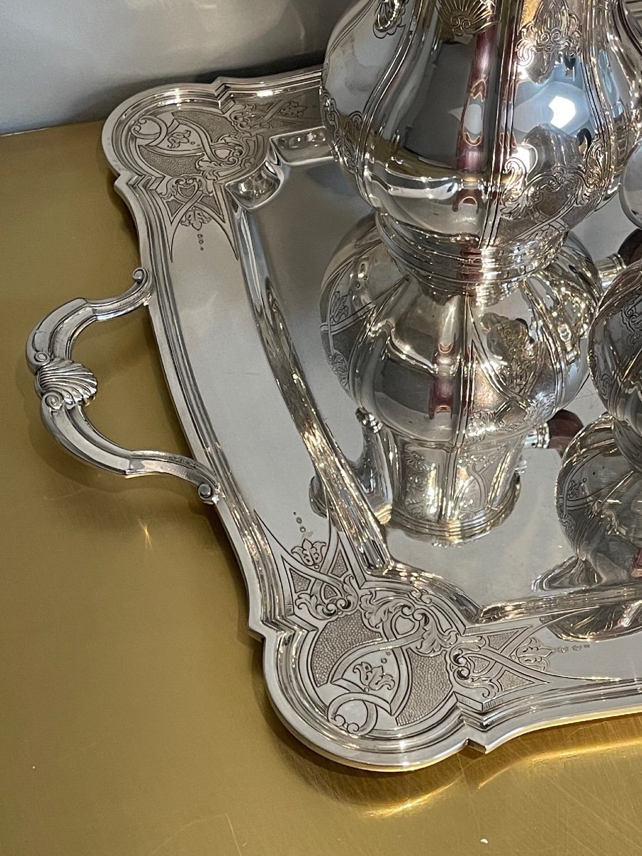 Wolfers Silver Plate Coffee And Tea Set 800/1000 -photo-4
