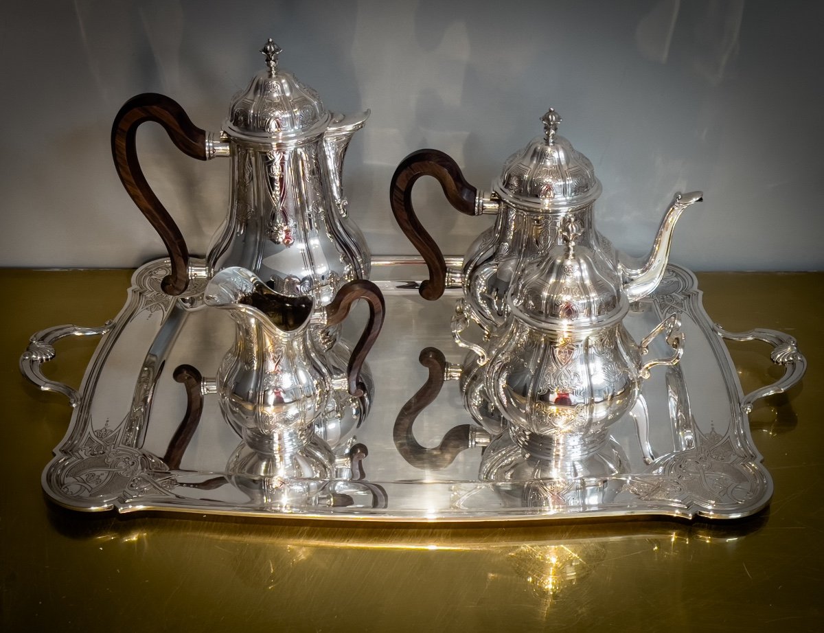Wolfers Silver Plate Coffee And Tea Set 800/1000 