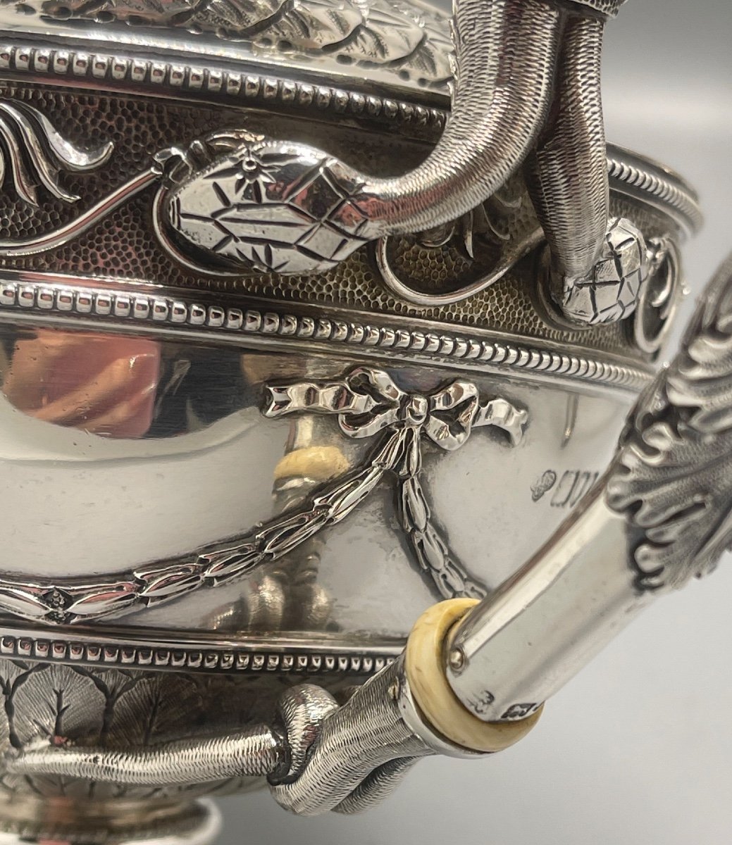 925/1000 Sterling Silver Tea Service-photo-5
