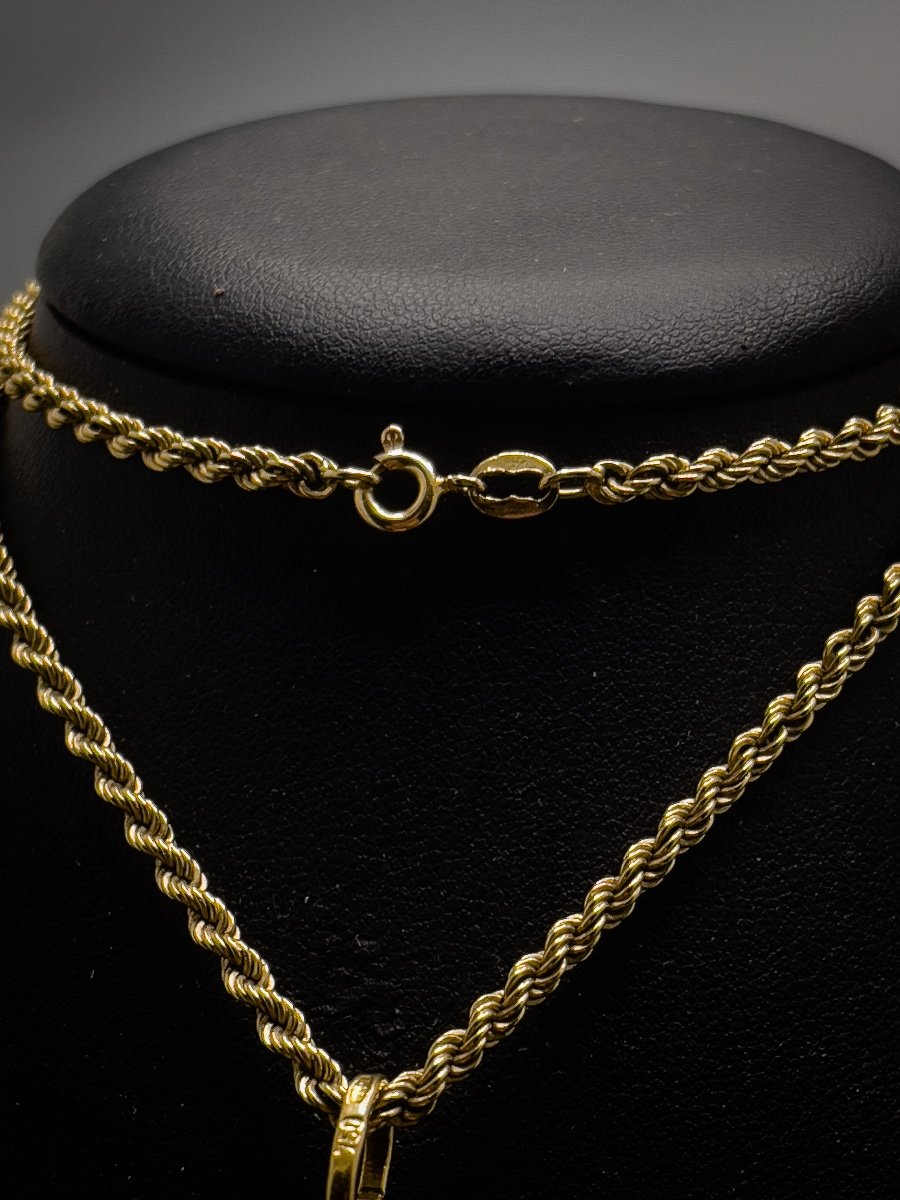 Collier Breloque En Or 18 K -photo-3