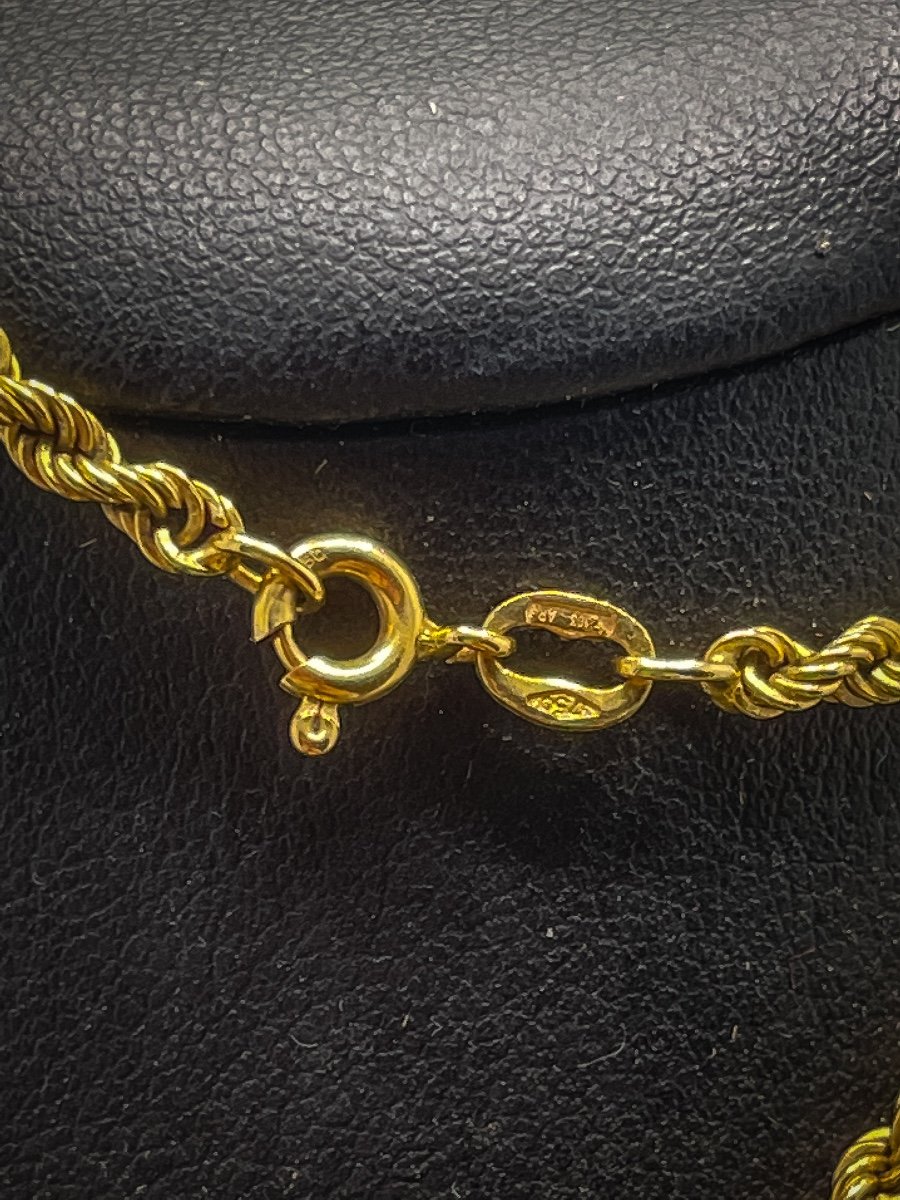 Collier Breloque En Or 18 K -photo-4