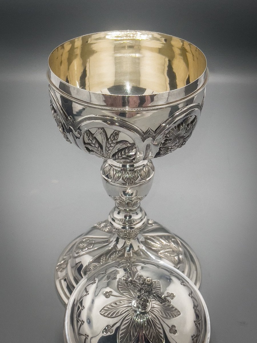 Favier Freres Ciborium In Sterling Silver-photo-3