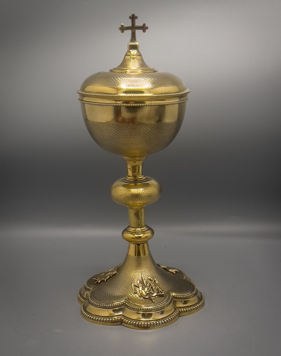 Ciborium In Silver Vermeil 950/1000