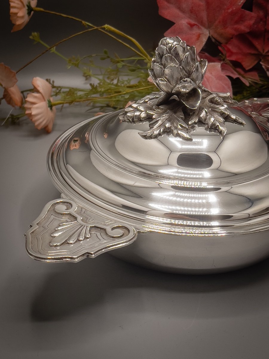 Emile Puiforcat, Bowl In Sterling Silver-photo-3