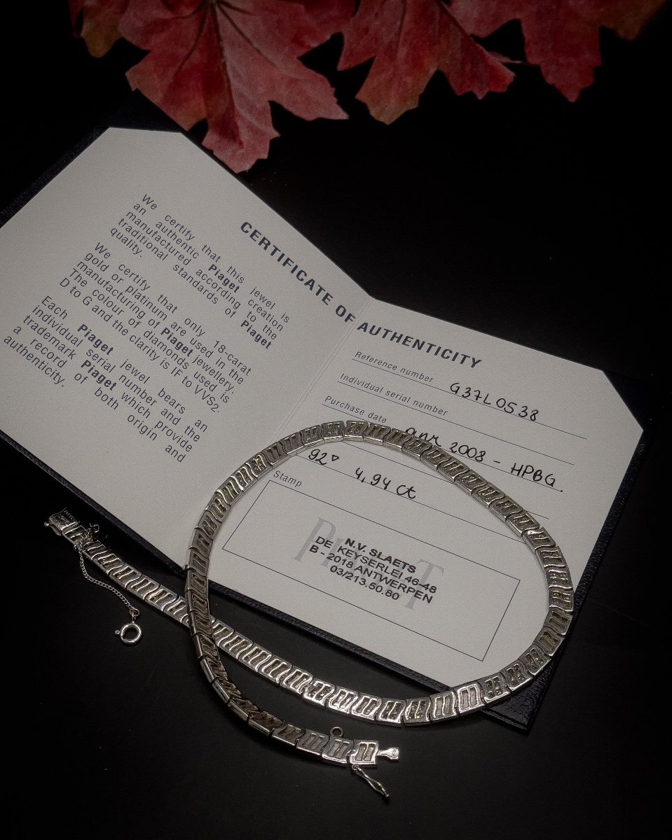 Piaget, 750/1000 White Gold Necklace-photo-2