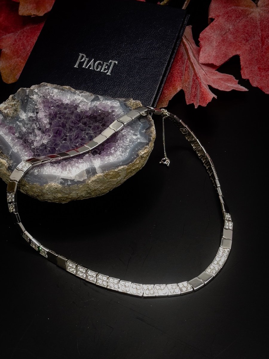 Piaget, 750/1000 White Gold Necklace-photo-3