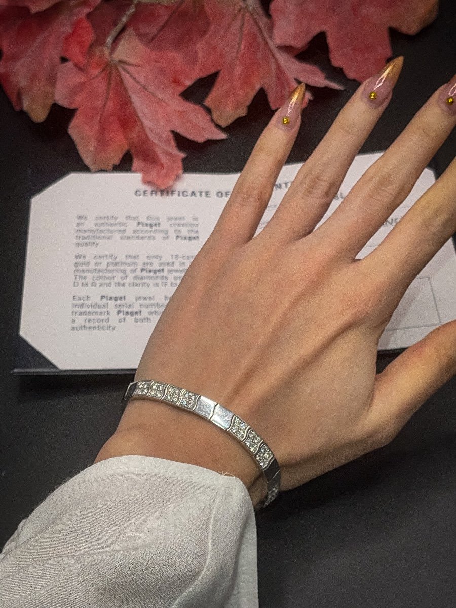 Piaget, 750/1000 White Gold Bracelet-photo-4