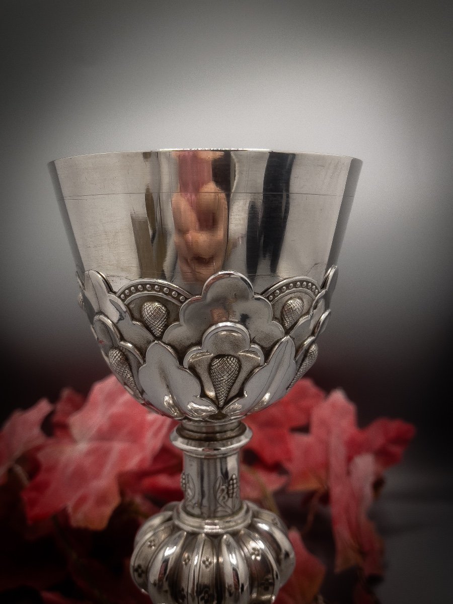 Calice En Argent Massif 950/1000 -photo-3
