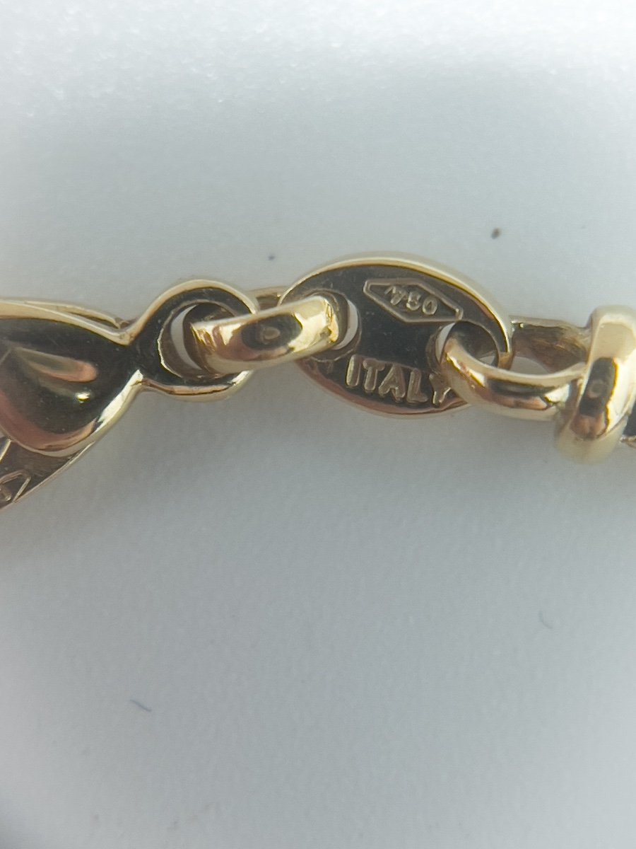 Collier Vintage Et Son Clip Or 18 Carats-photo-1
