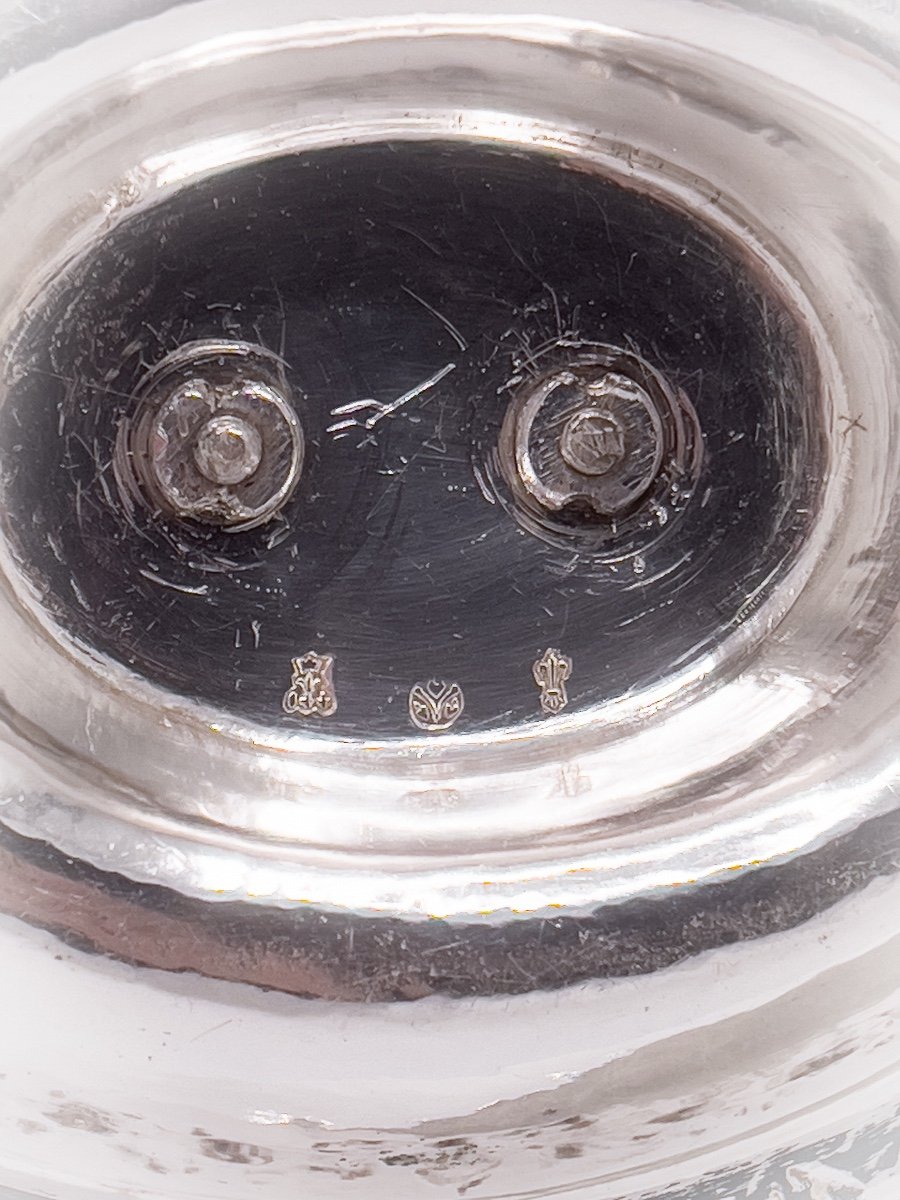 Spectacular Pair Of Sauceboats On Trays In 800/1000 Sterling Silver-photo-7