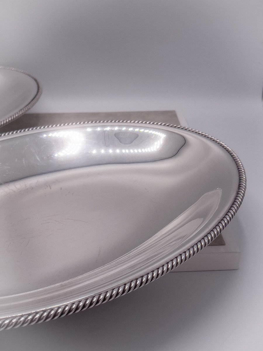 Wolfers Pair Of Oval Cups "marine Rope" Model-photo-3