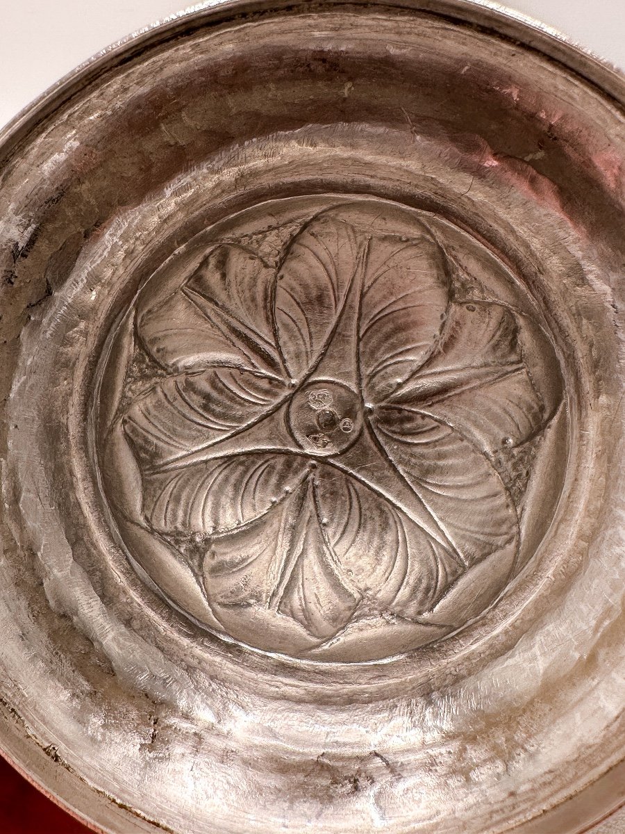 Ciborium In Silver Empire Period 1798-1809-photo-1