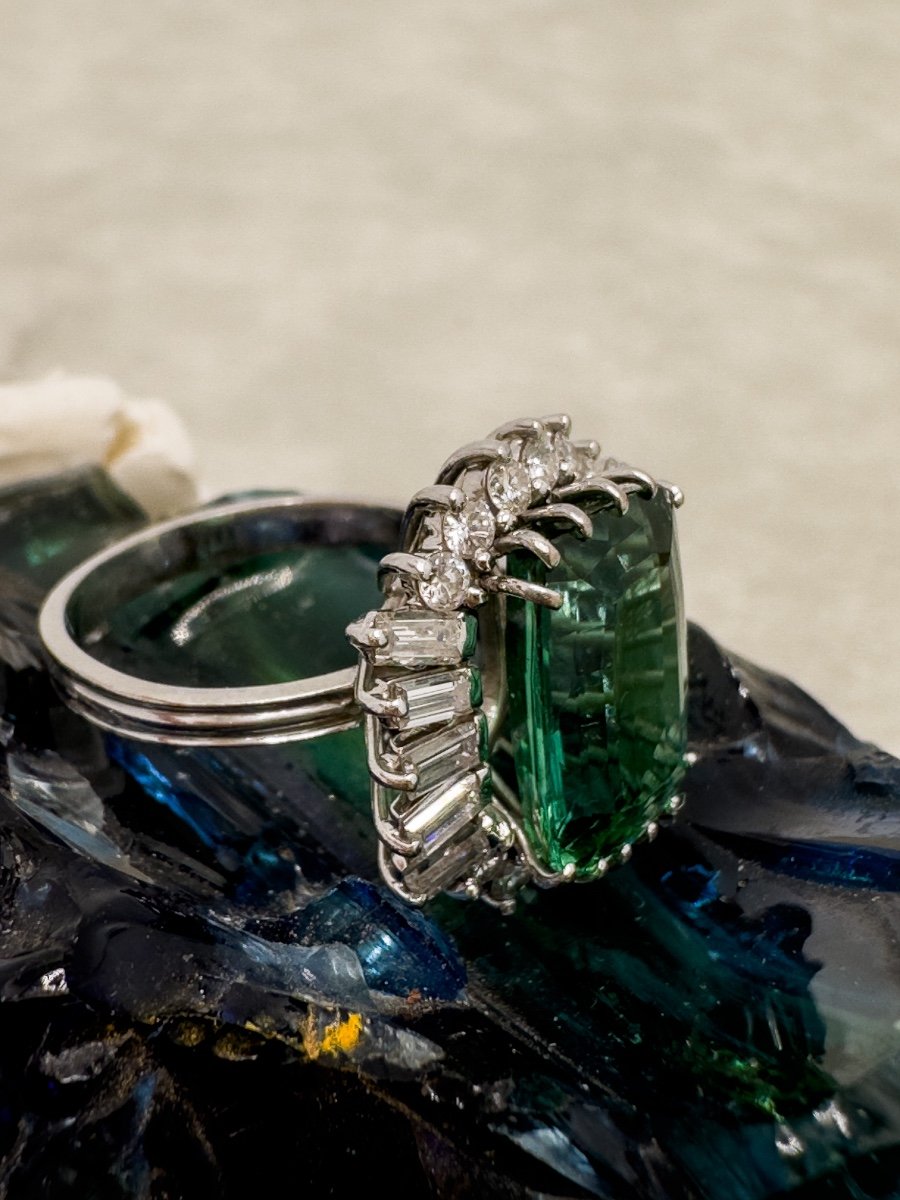 Tourmaline And Diamond Ring-photo-2