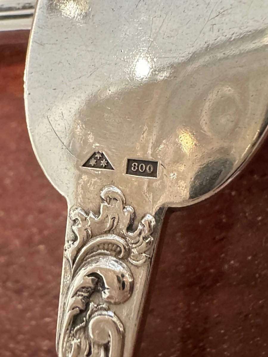 Wolfers Argent Massif 800/1000 Travail Belge Vers 1910 Style Louis XV-photo-1