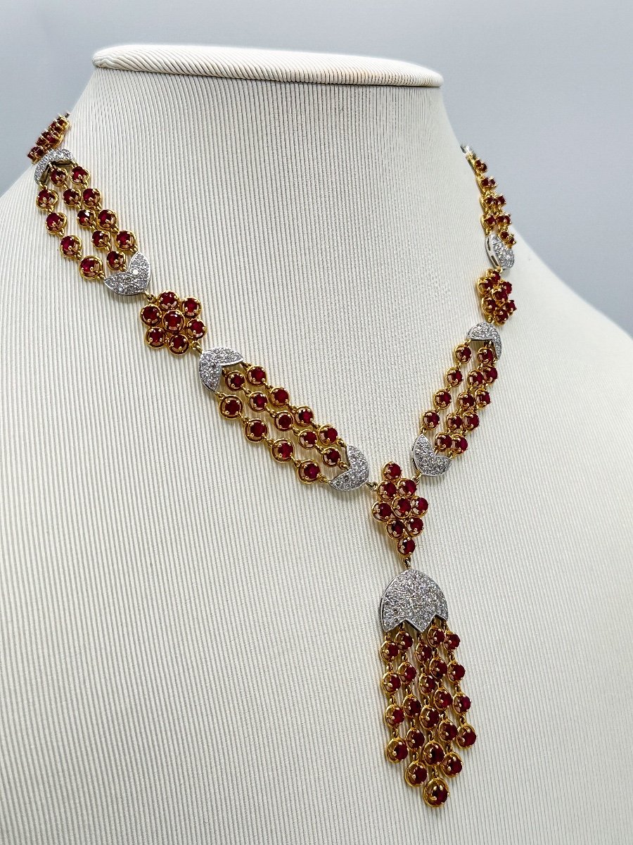 Collier Vintage Des Années 80 -photo-2