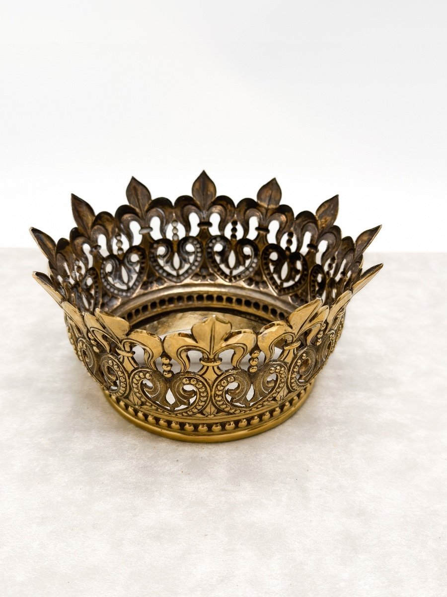 18th Century Vermeil Silver Crown-photo-2