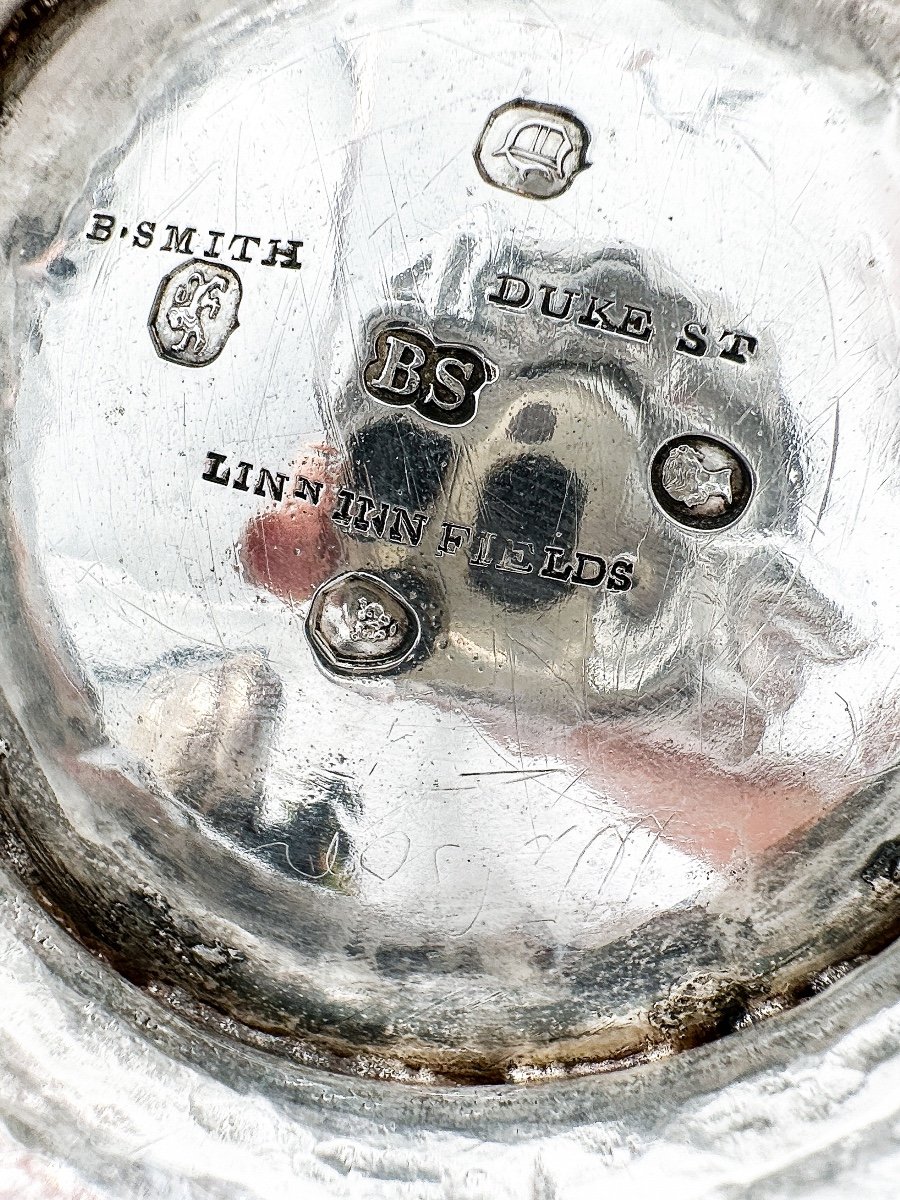 Verseuse En Argent Anglais époque 1839-photo-1