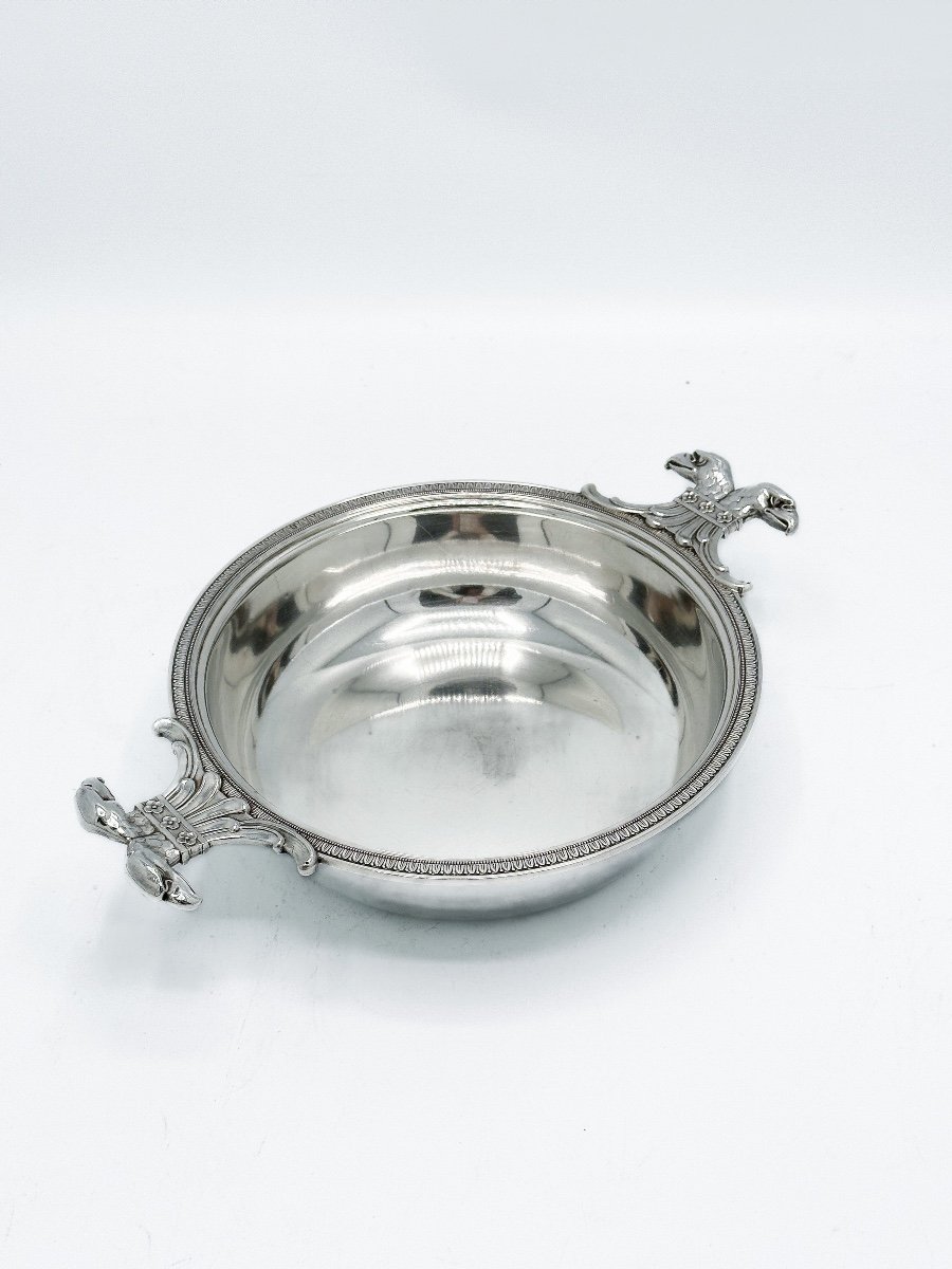 Vegetable Dish In Sterling Silver 950/1000-photo-3