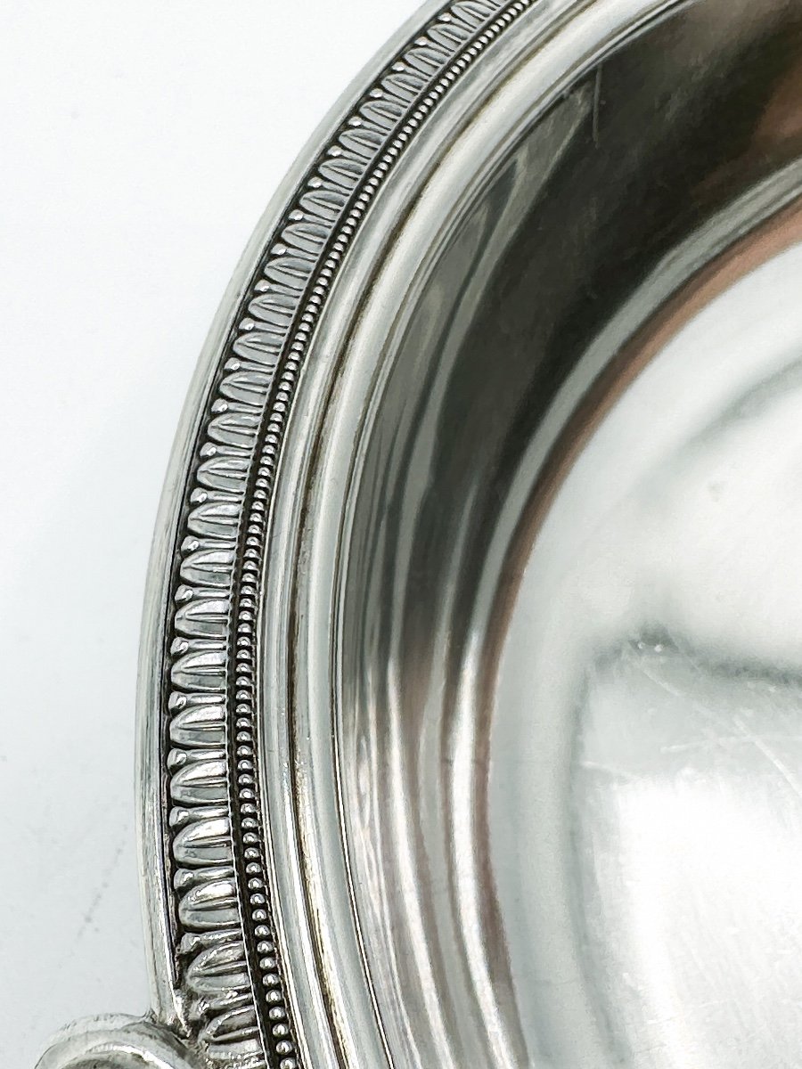 Vegetable Dish In Sterling Silver 950/1000-photo-3