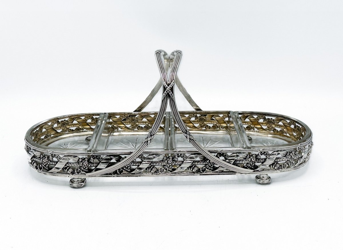 Panier à Mignardises En Argent Massif 800/1000