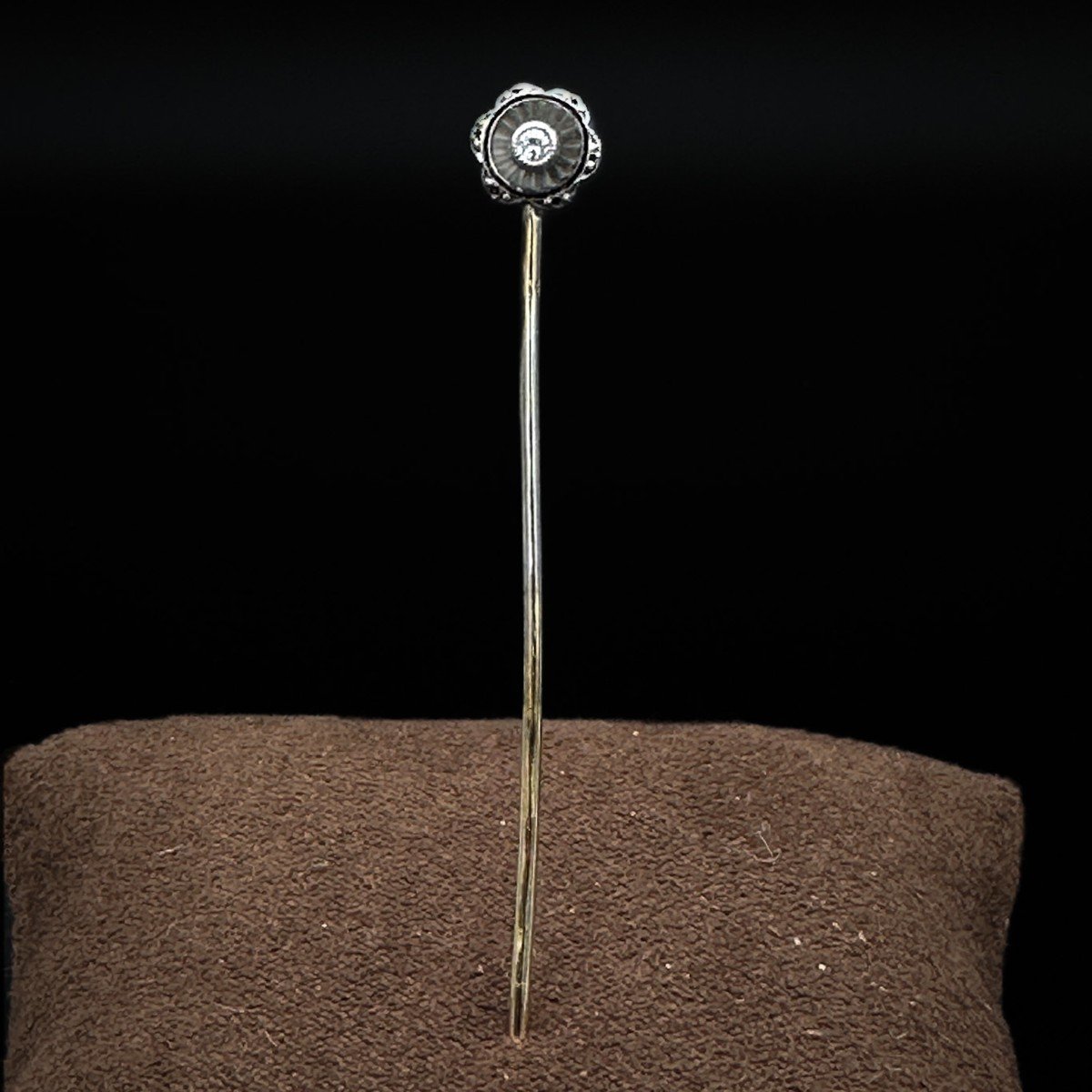 Napoleon III Tie Pin Set With A Diamond