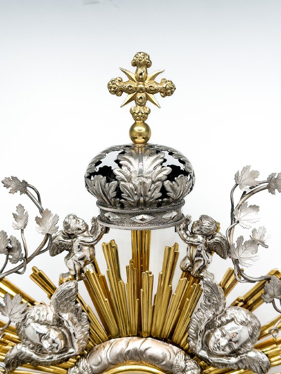 Grande Monstrance En Argent-photo-4