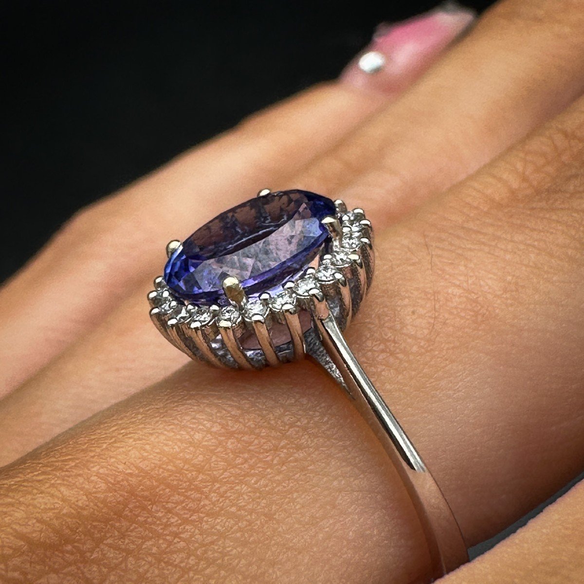 Bague Marguerite Tanzanite-photo-6