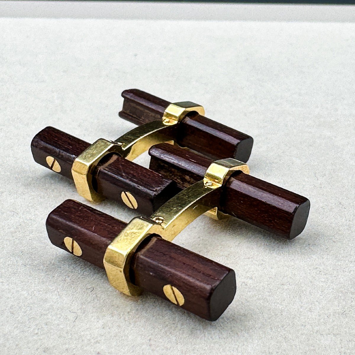 Wooden Stick Cufflinks-photo-3