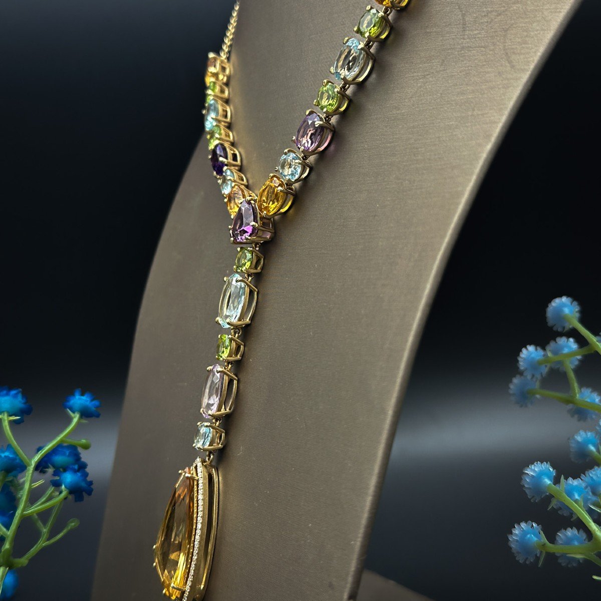  Necklace With Colored Stones-photo-1