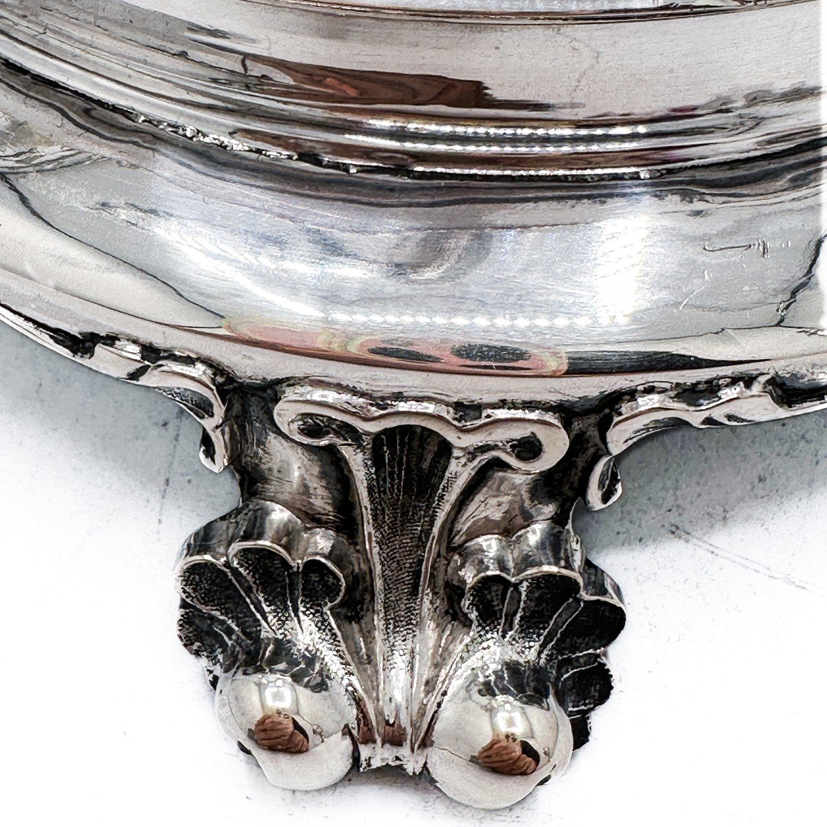 Demarquet & Frères ,paire De Candélabres En Argent Massif 950/1000 .-photo-3