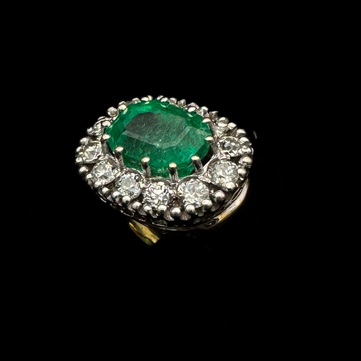 Emerald Ring Art Deco Period Circa 1930.-photo-1