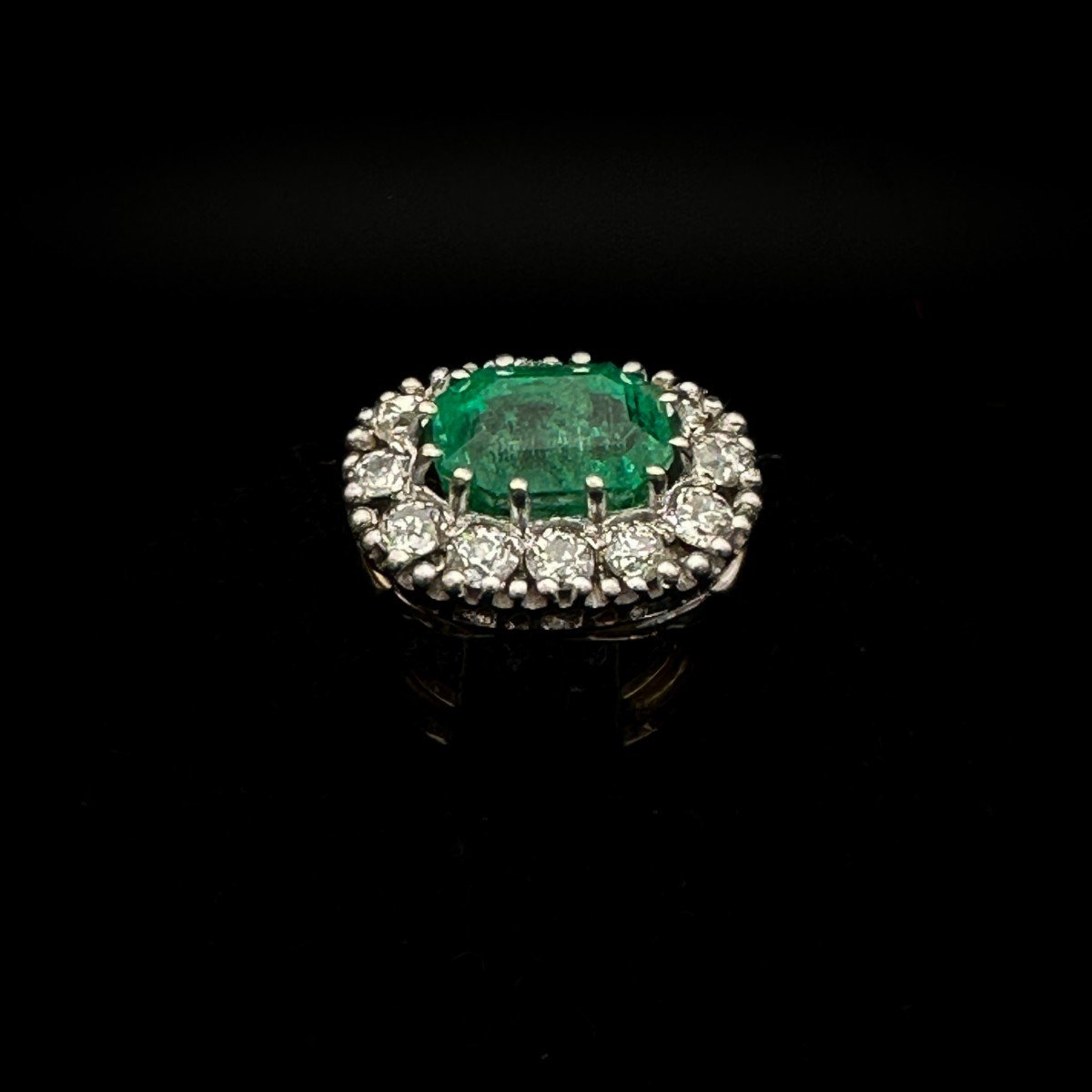 Emerald Ring Art Deco Period Circa 1930.-photo-2