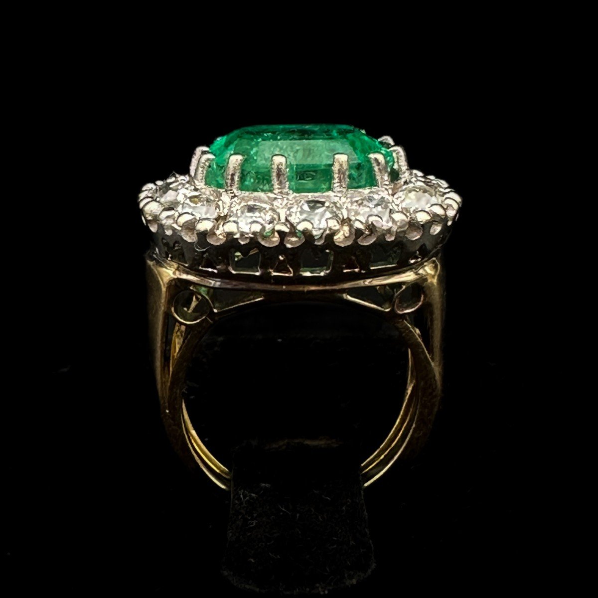 Emerald Ring Art Deco Period Circa 1930.-photo-4