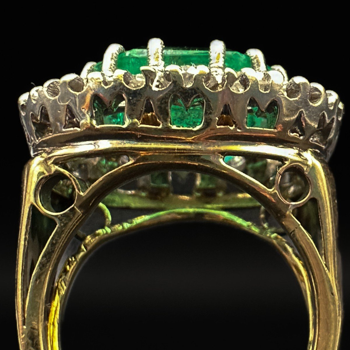 Emerald Ring Art Deco Period Circa 1930.-photo-5