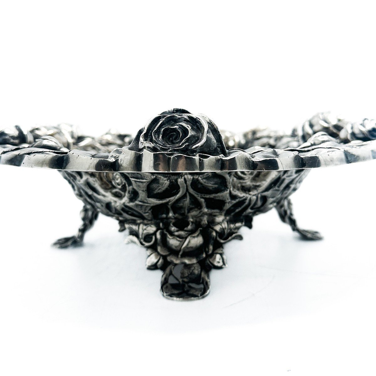 Portuguese Sterling Silver Centerpiece 834/1000-photo-4