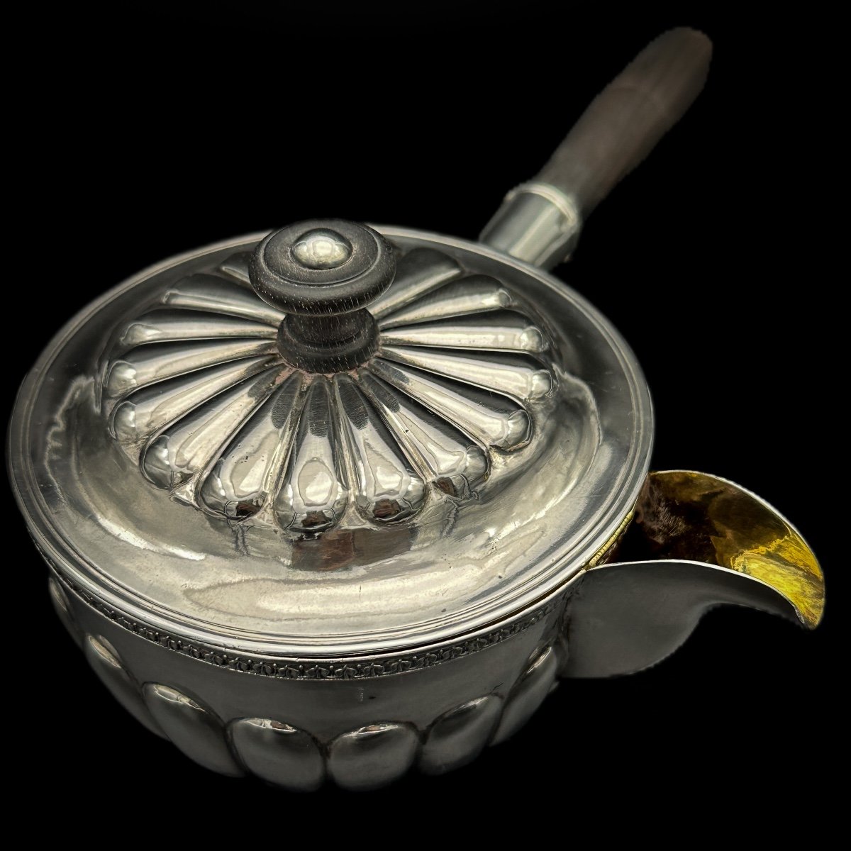 Russian “selfish” Chocolate Maker In Sterling Silver Moscow 1824 -photo-4