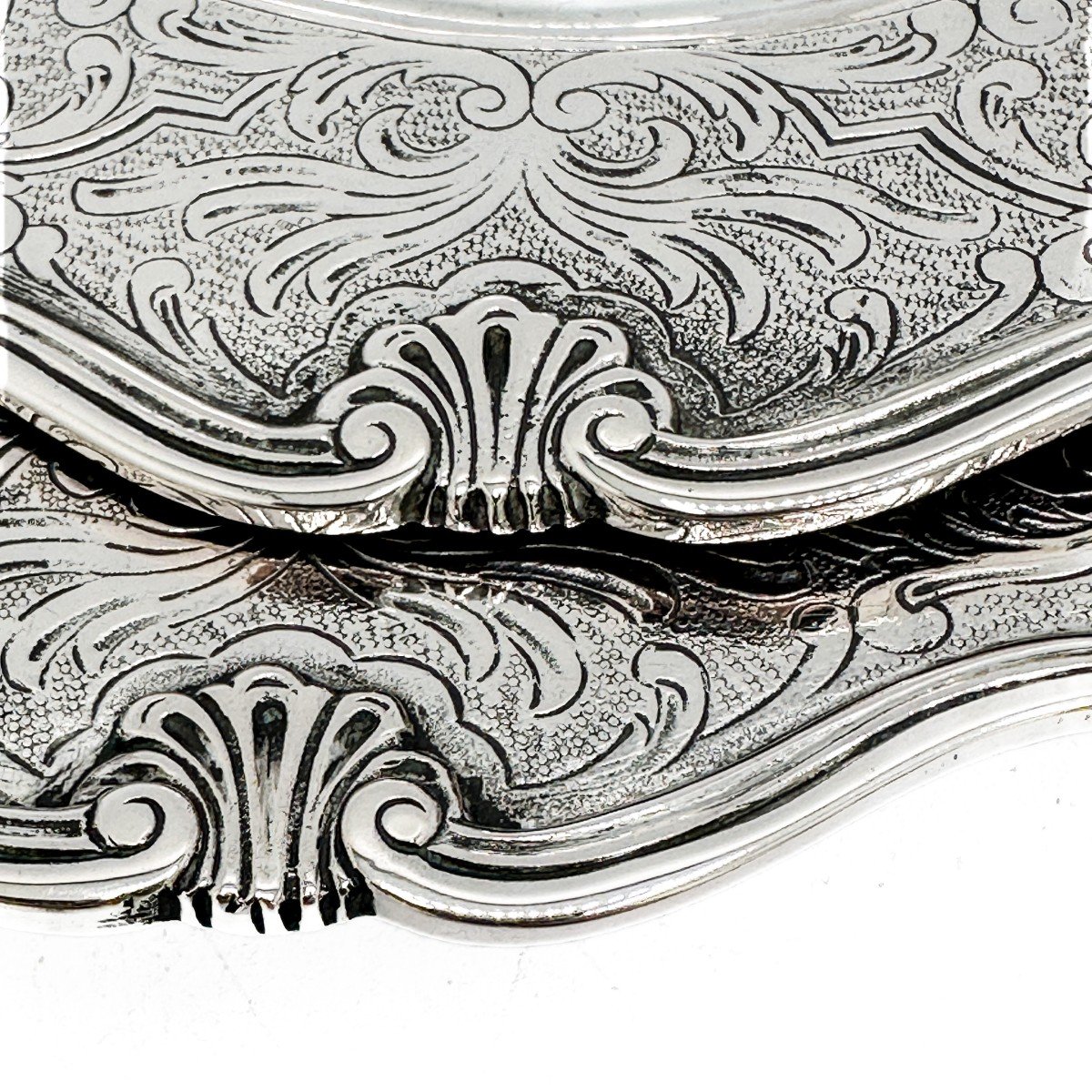 Paire De Grands Dessous De Bouteilles En Argent Massif 800/1000 -photo-5